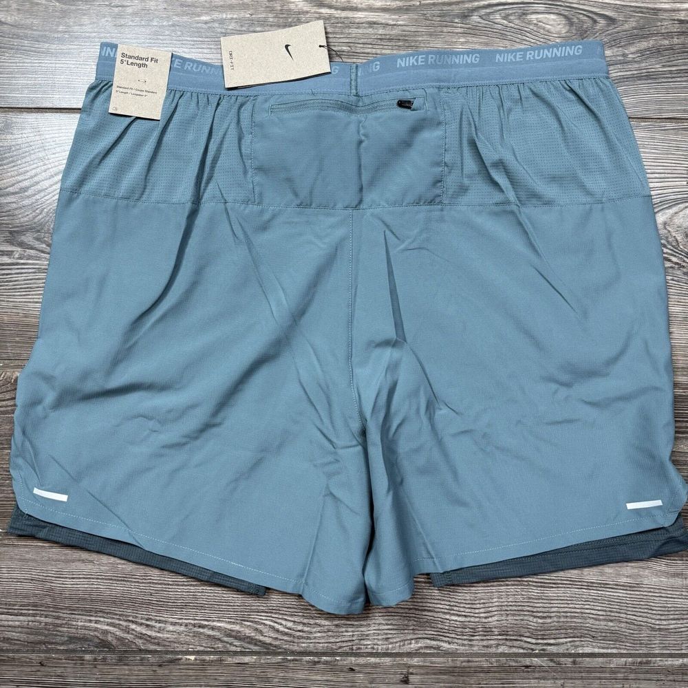 Nike Stride Men's Hybrid Running Shorts Green‎ Size 3XL NWT DM4757-328 - Picture 16 of 16